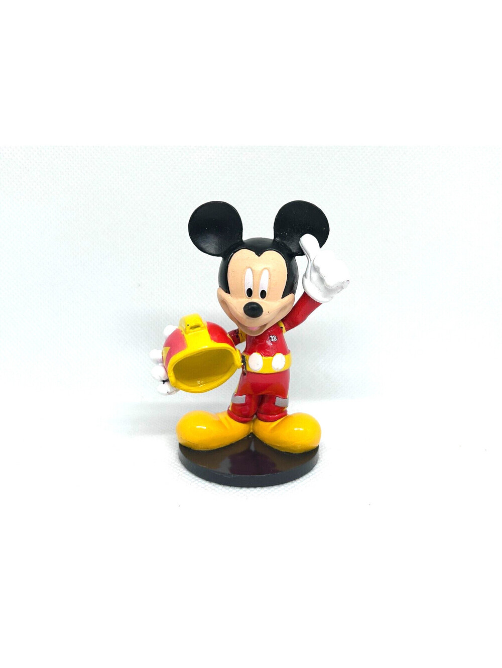 Disney Mickey Mouse Figure Statue Race Car Driver